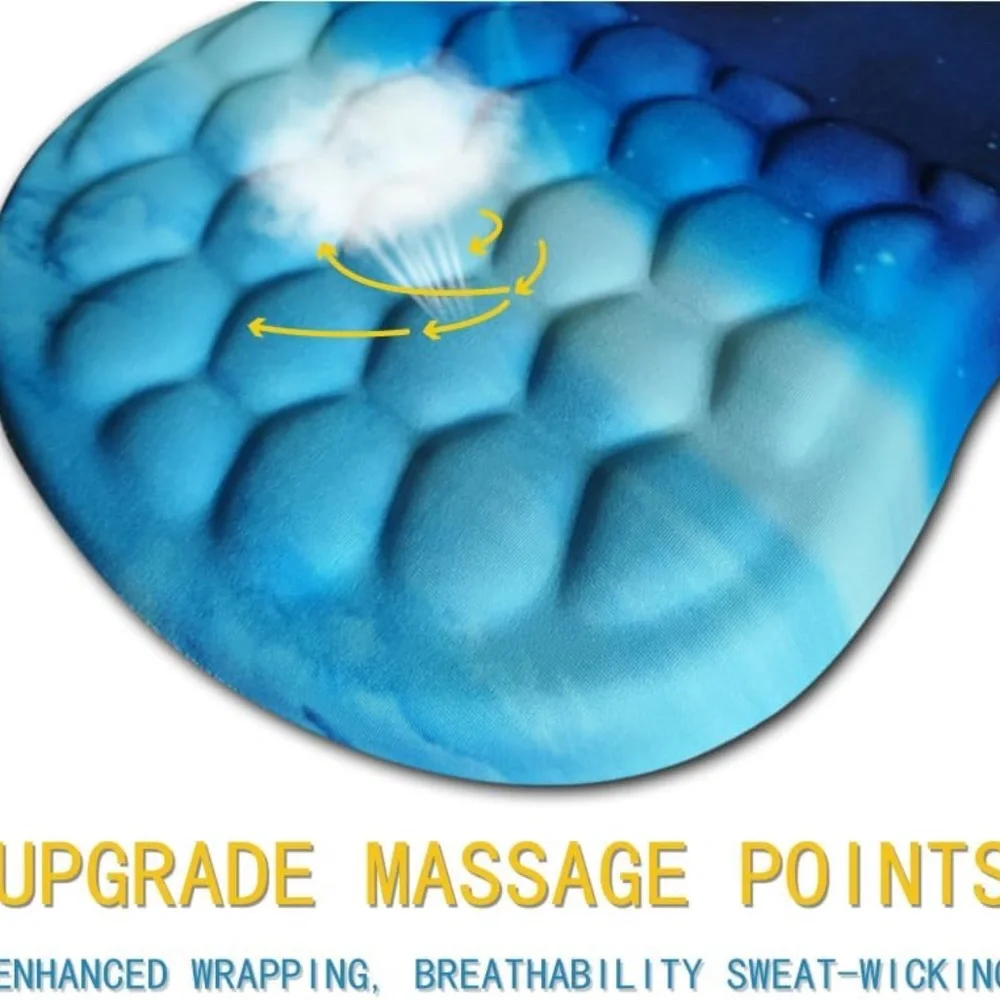Ergonomic Massage Design Mouse pad for Pain reliefmouse Pads for Desk, Memory Fo